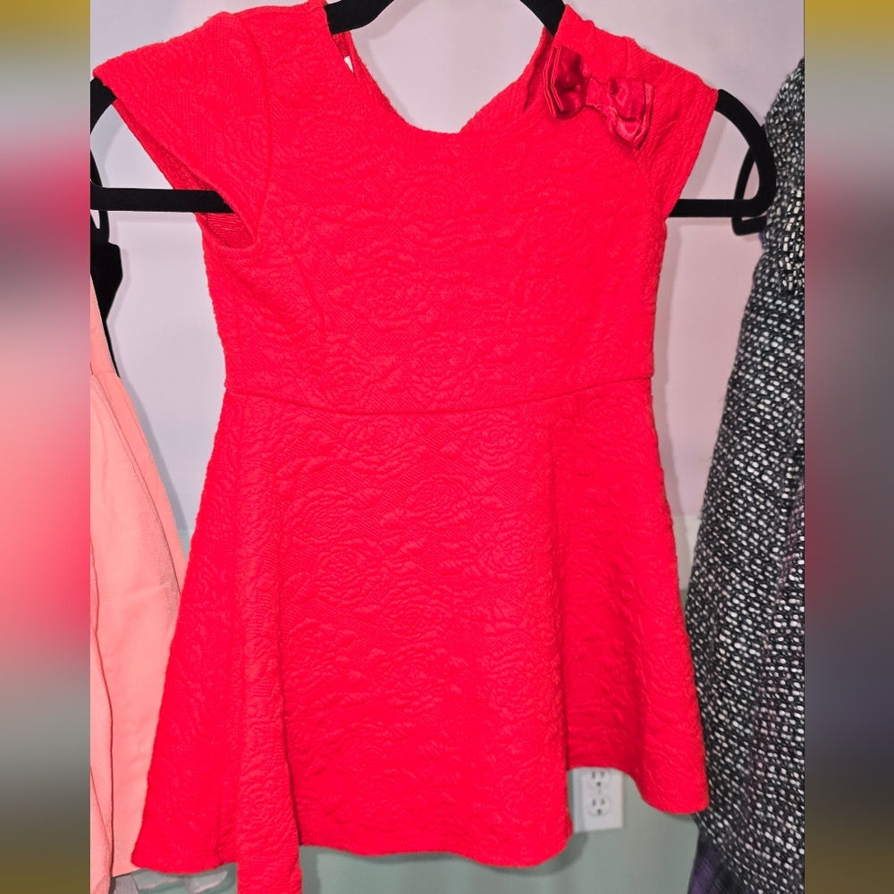 Casual Red Dress for Kids